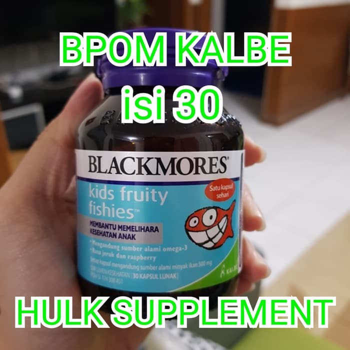 blackmores kids kid fruity fishies omega 3 minyak ikan fish oil anak omg