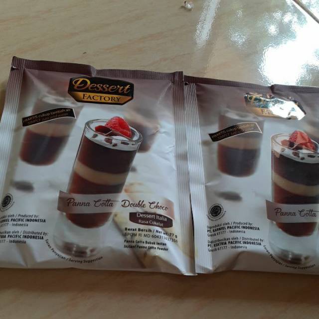 

Dessert Factory Panna Cottq Double Choco