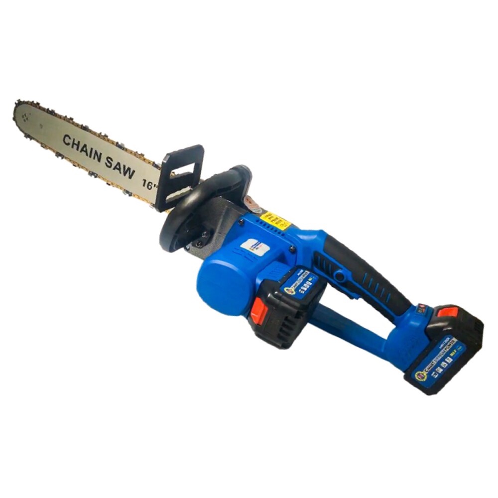 C-MART CW0046-16" CORDLESS CHAINSAW GERGAJI POHON BATERAI 2 BATERAI