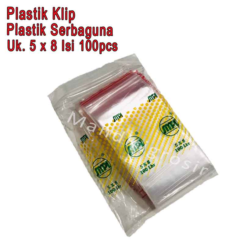 Plastik Serbaguna * Plastik Klip * Plastik uk.5 x 8 100pcs