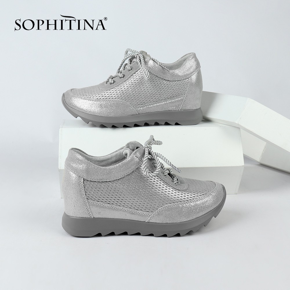 comfortable gray flats