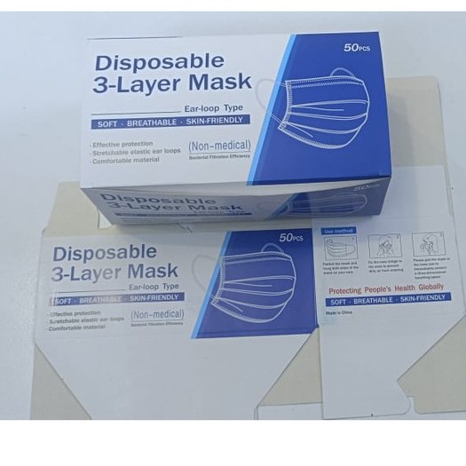 

KOTAK MASKER / BOX KOSONG MASKER NON MEDIS UKURAN 50PCS PER BOX