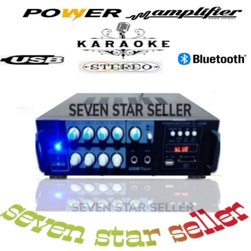 amplifier karaoke Stereo usb bluetooth