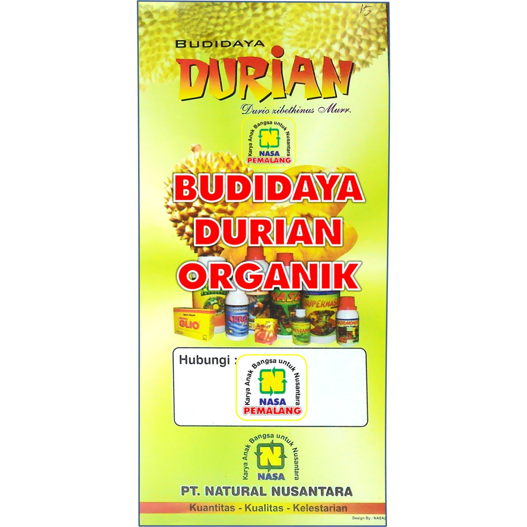 PAKET PUPUK BUDIDAYA DURIAN ORGANIK NASA LENGKAP