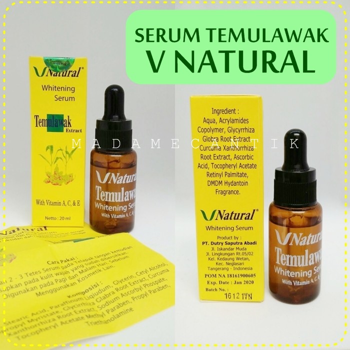 Serum Temulawak BPOM V NATURAL