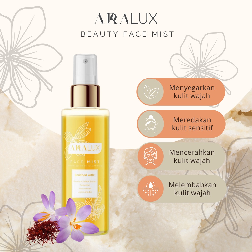 Facemist ARALUX - Facemist Saffon 100ml Skincare Original