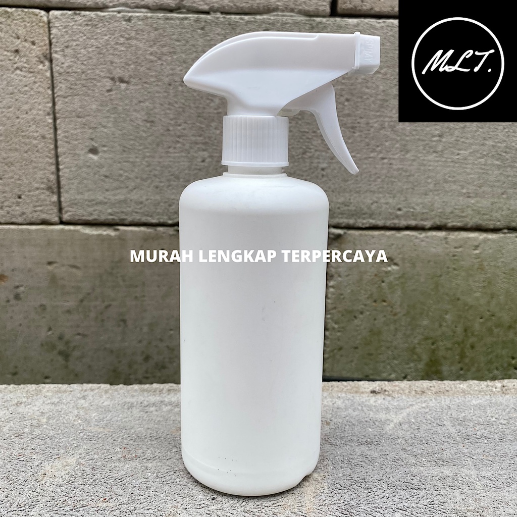 BOTOL SPRAY KISPRAY 500ML HDPE PUTIH