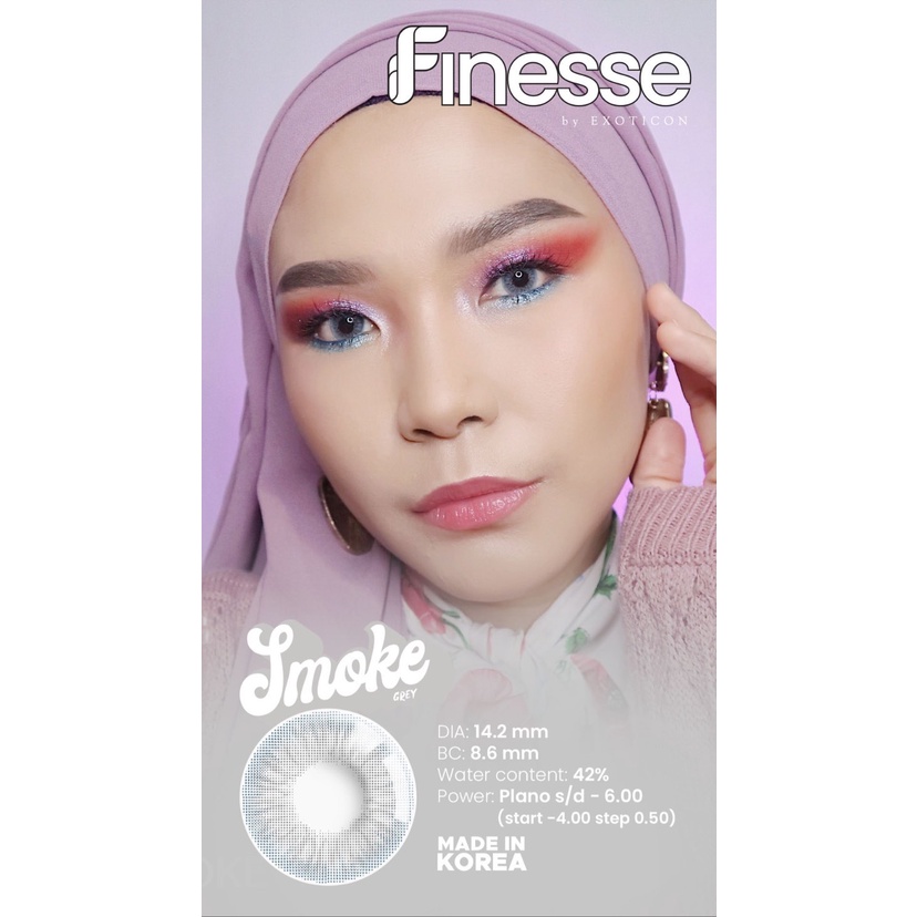 Softlens FINESSE X2 DIA 14.20mm NORMAL &amp; MINUS (-0.50 s/d -3.00) EXOTICON / sofltlen / softlense /Lensa  Kontak/BS