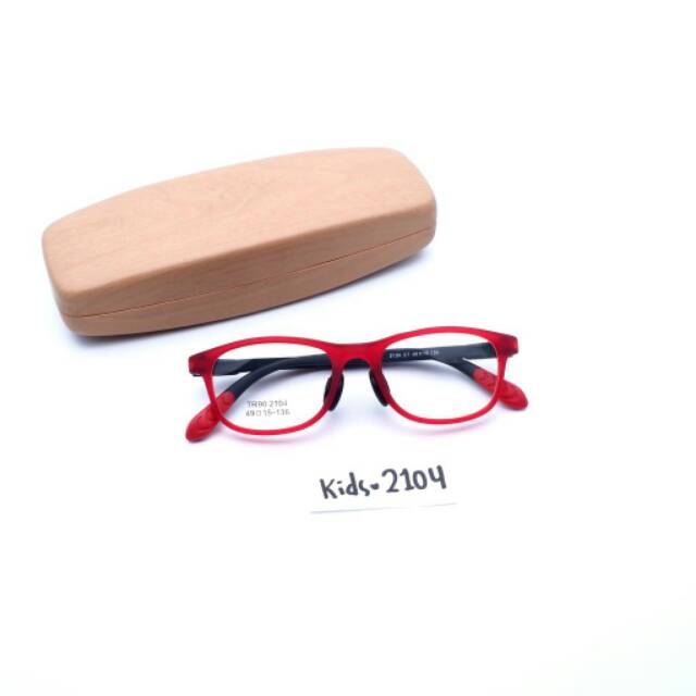 Paket Kacamata Anak 2104 Lensa Antiradiasi Photocromic Blueray