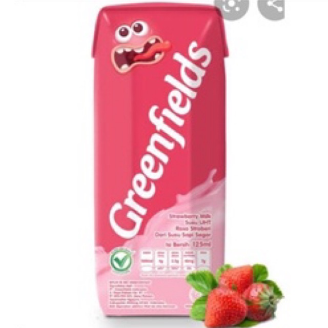 

Susu UHT Greenfields 125 Ml Strawberry