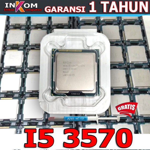 Processor Intel Core I5 3470 / 3570 3.40 Ghz Socket 1155 Murah