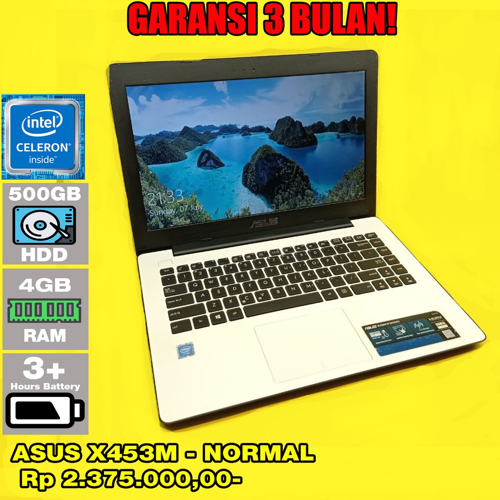 Laptop Bekas Asus X453m Normal Mulus Siap Pakai Shopee Indonesia