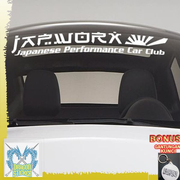 TERMURAH STICKER JDM JAPAN KACA DEPAN MOBIL ALL MOBIL Dragon Sticker