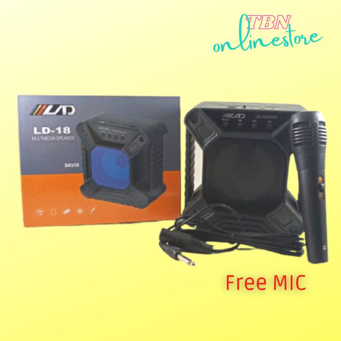 SPEAKER LAD LD-18 MULTIMEDIA SPEAKER LD18 DAVID FREE MIC