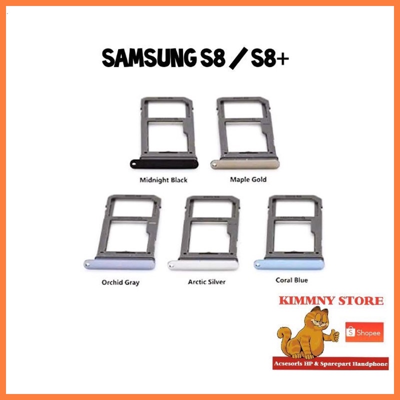 SIMTRAY SLOT SIMCARD TEMPAT KARTU SIM CARD SAMSUNG S8 / S8+ / S8 PLUS