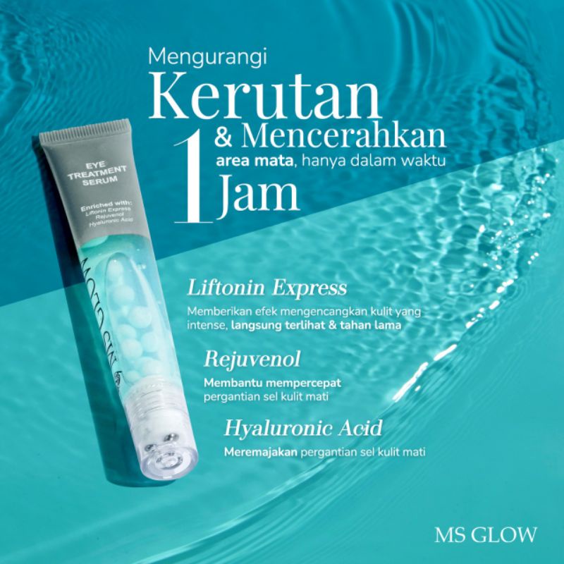 EYE TREATMENT SERUM MS GLOW/EYE CREAM MS GLOW/MATA PANDA