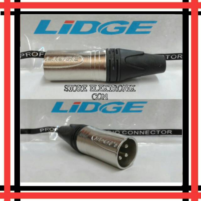 Jack Cannon / Xlr Lidge Male 3p original