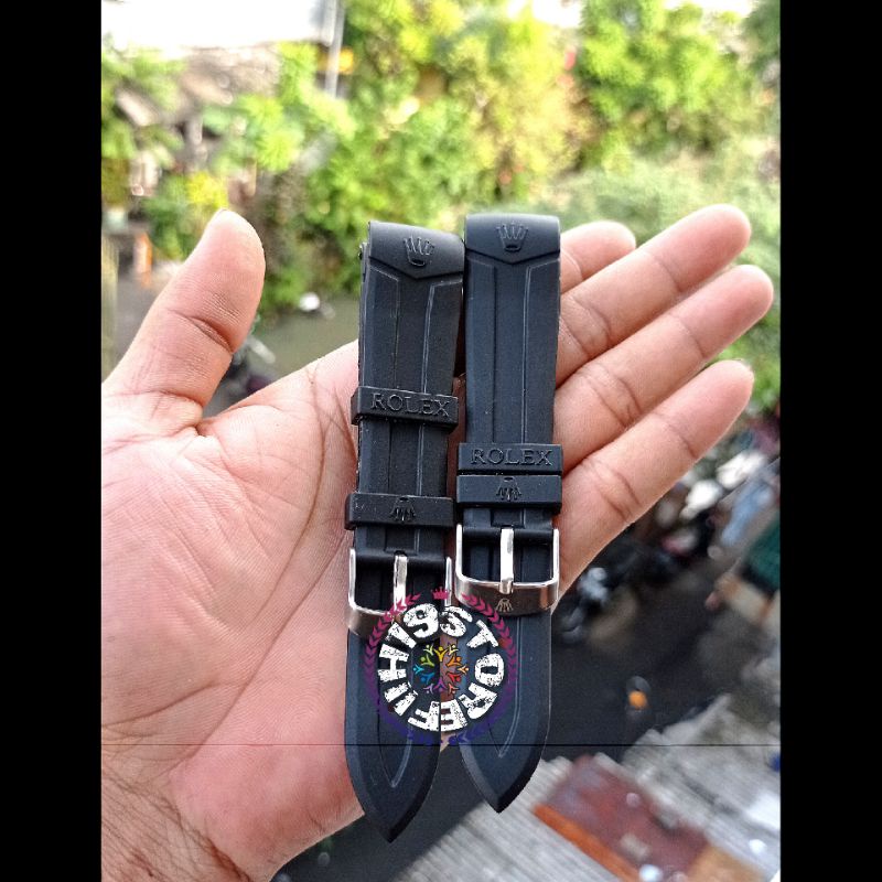 Tali jam tangan ROLEX karet rubber strap jam ROLEX