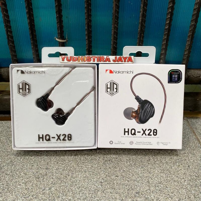 Nakamichi HQ X20 Original In Ear Monitor Earphone with Microphone