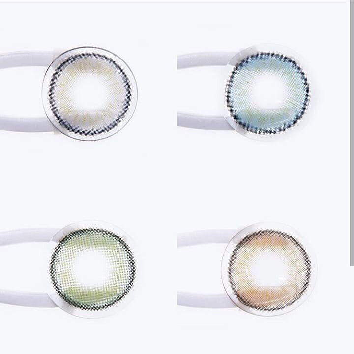 Softlens i-DoL Seattle 2 (Princess Idol) Warna Cool Gray Honey Brown Marine Blue Tropical Green