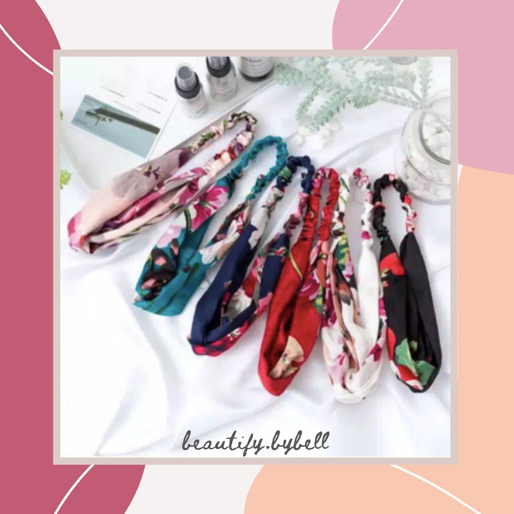Bandana KOREA Style Motif / Premium Bandana Ala Korea Untuk Wanita