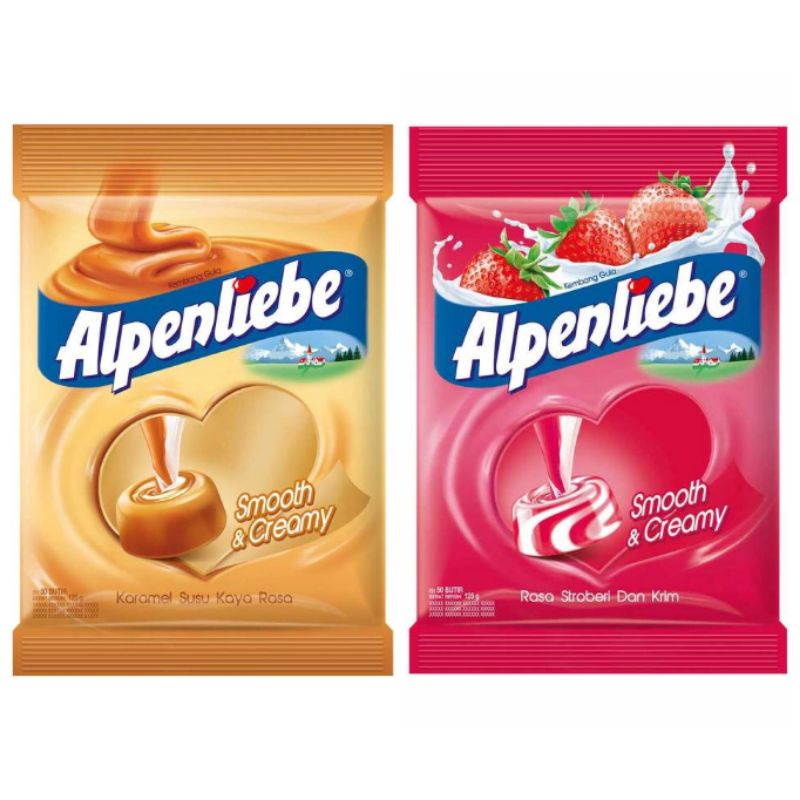 

ALPENLIEBE Smooth & Creamy Candy 125gr - Permen Kembang Gula ALPENLIEBE