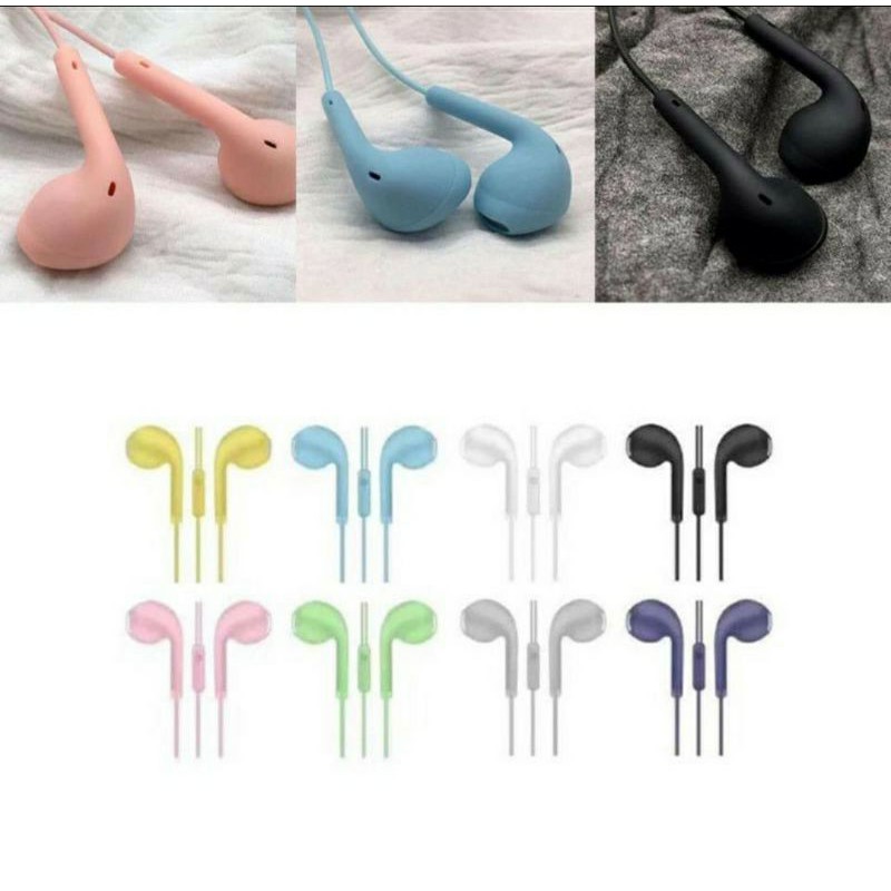 HEADSET MACARON U19 SUPER BASS - HANDSFREE MACARON U19 SUPER BASS JACK 3.5MM - BDC