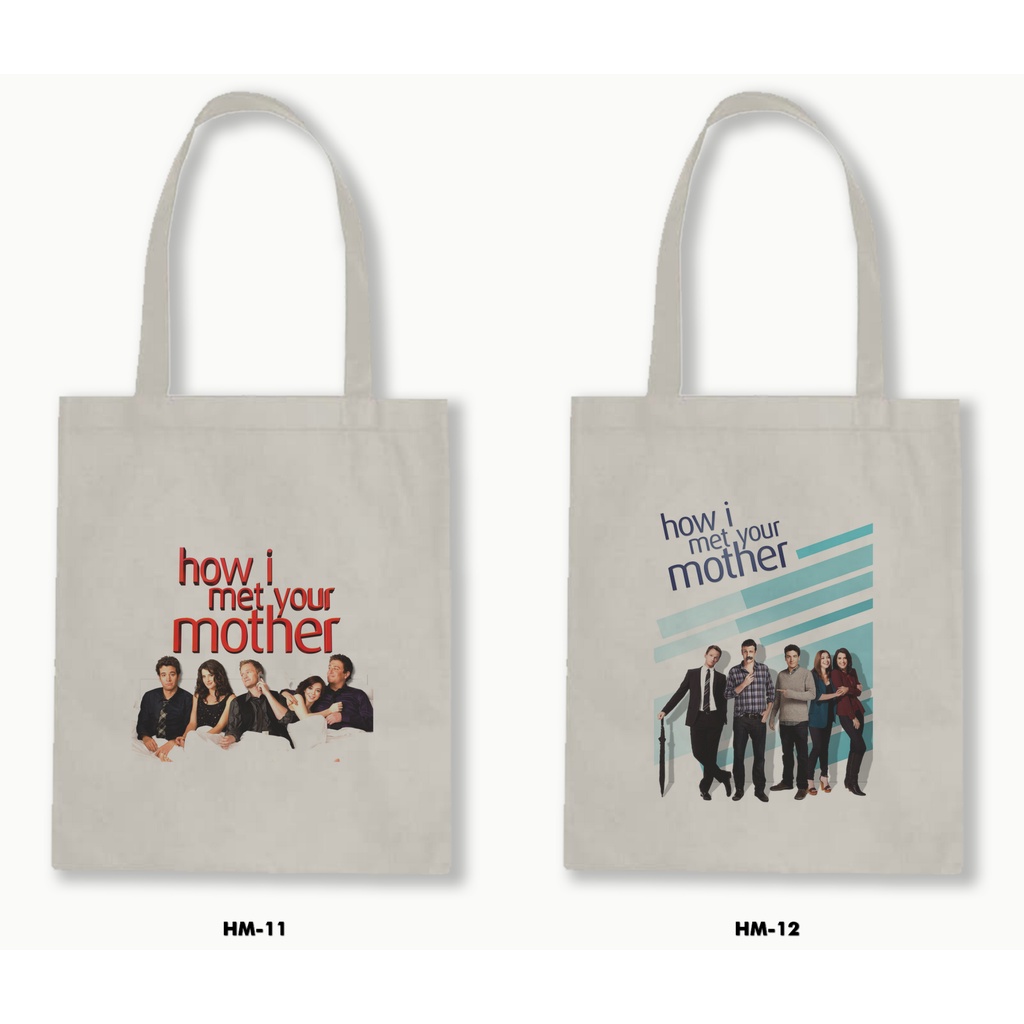 TOTE BAG BLACU - HOW I MET YOUR MOTHER / HIMYM 01