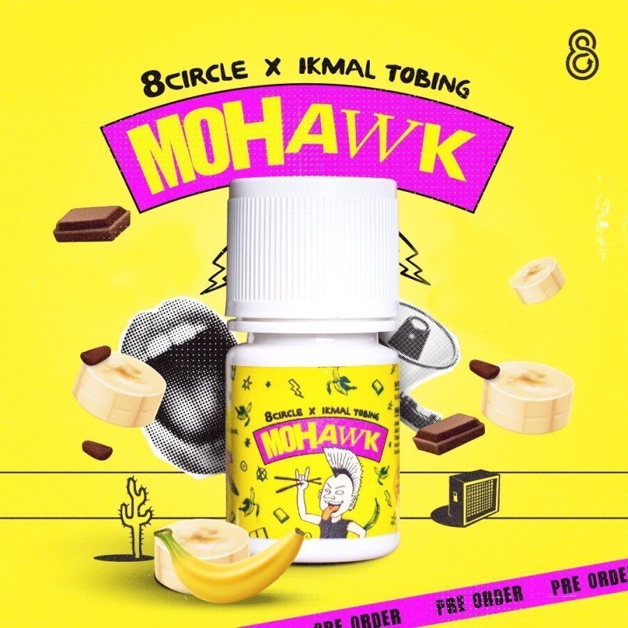 Liquid Mohawk Banana Chocolate 60ML By 8 Circle X Ikmal Tobing