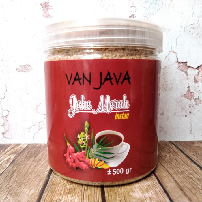 

Minuman Kesehatan Jahe Merah Bubuk Instan VAN JAVA 500 Gram (mafarel.id)