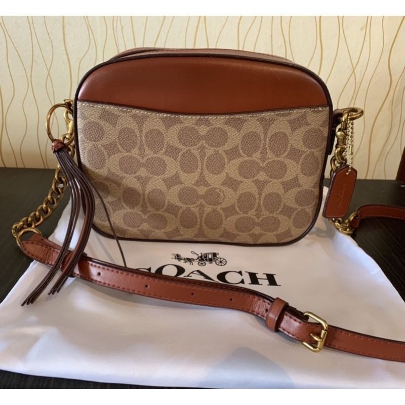 coach camera bag preloved