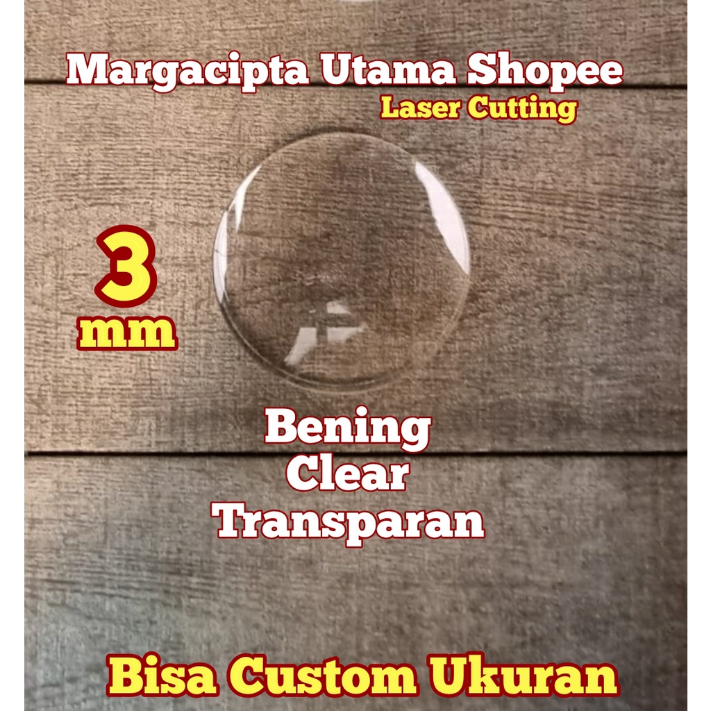 Acrylic Bening 3mm Diameter 118cm Akrilik Laser Cutting Bulat