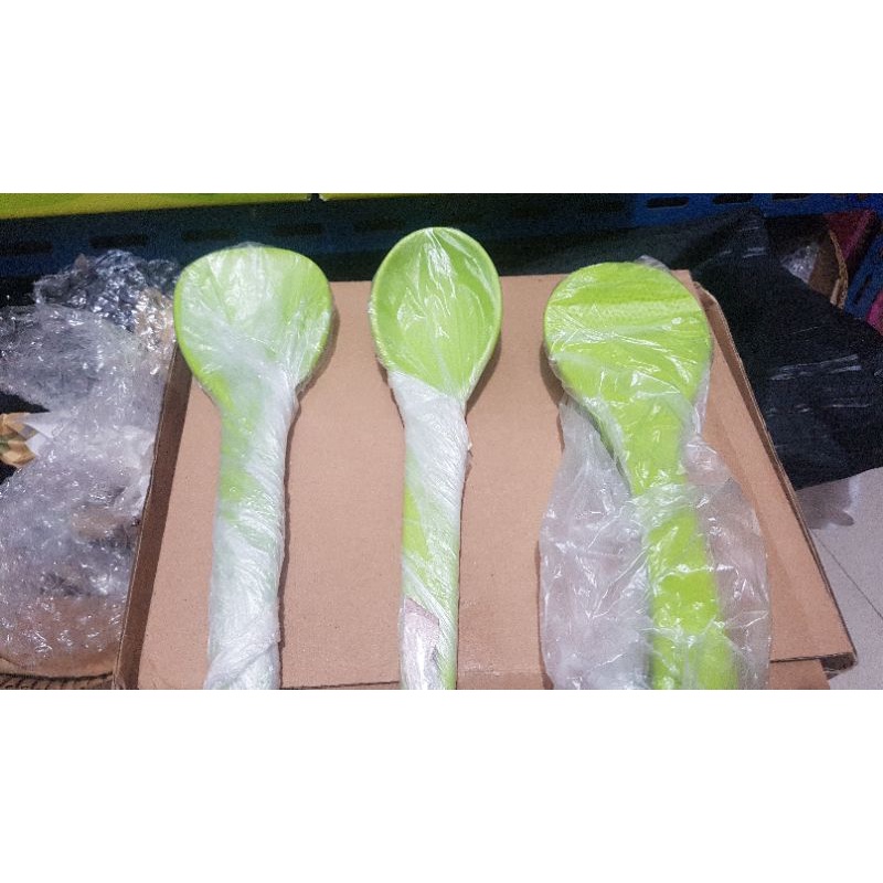 sendok nasi centong nasi tupperware