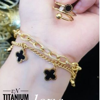 TiTanium set gelang cincin M83