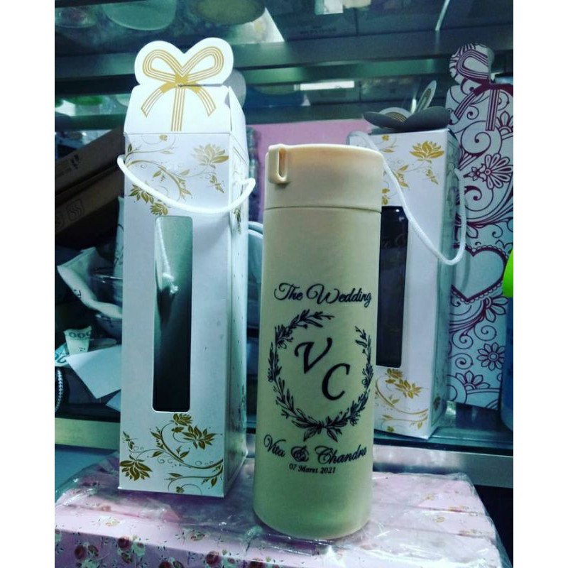 BOTOL KAKTUS SABLON + BOX