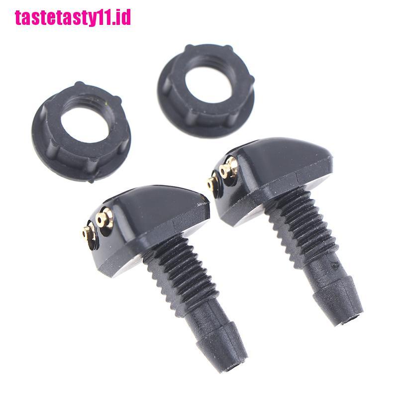 2 Pcs Nozzle Sprayer Air Wiper Kaca Depan Mobil Universal