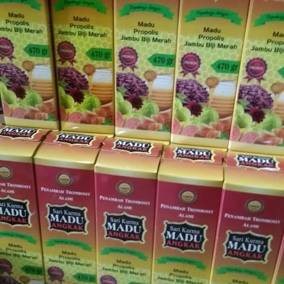 

Ge6012Gtb Sari Kurma Madu Angkak Plus Propolis Jambu Biji Asli / Original 470 Gr Ds501Ghg