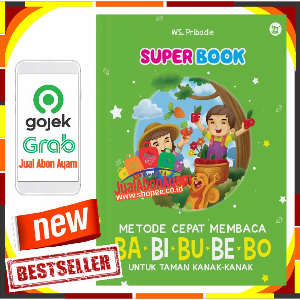 Jual BUKU SUPERBOOK METODE CEPAT MEMBACA BA BI BU BE BO UNTUK TAMAN ...