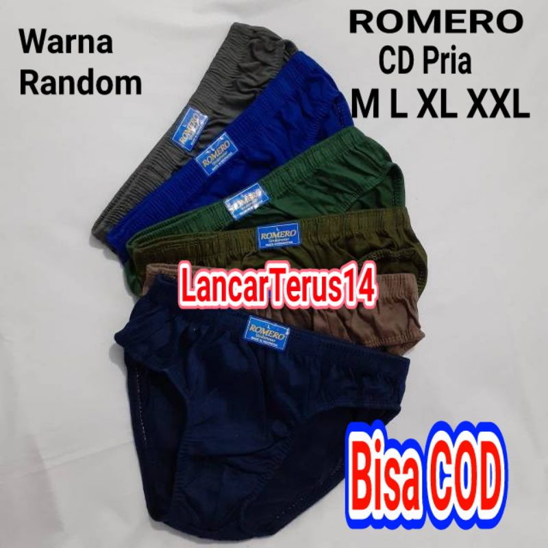 ROMERO - 3Pcs CD Pria / Celana Dalam Pria Dewasa ROMERO