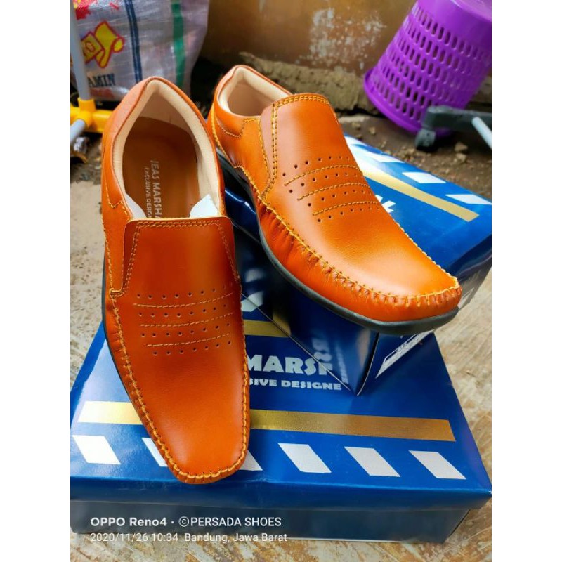 Sepatu Casual Kulit Pria Jeas Marshal Kr 103 ( Prokduksi Sendiri )