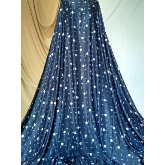 Pq Fd67 Kain Maxmara Lux Panjang 2m Navy Motif Bunga Putih Kuning Simbol1 Shopee Indonesia