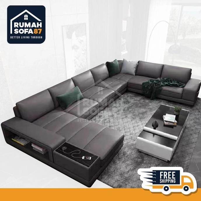 Sofa Leter U / Sofa Minimalis / Sofa Keluarga/Custom Dindamilka