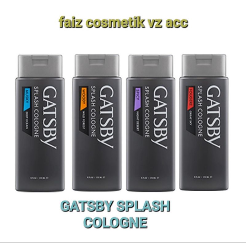 Minyak Wangi Gatsby Splash cologne ukuran 175ml(murah)