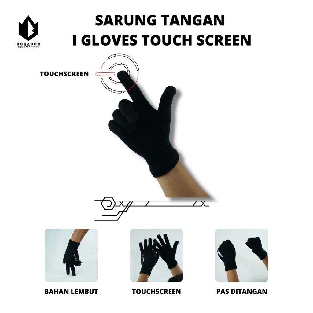 Sarung Tangan Iglov - Sarung tangan Touch Screen