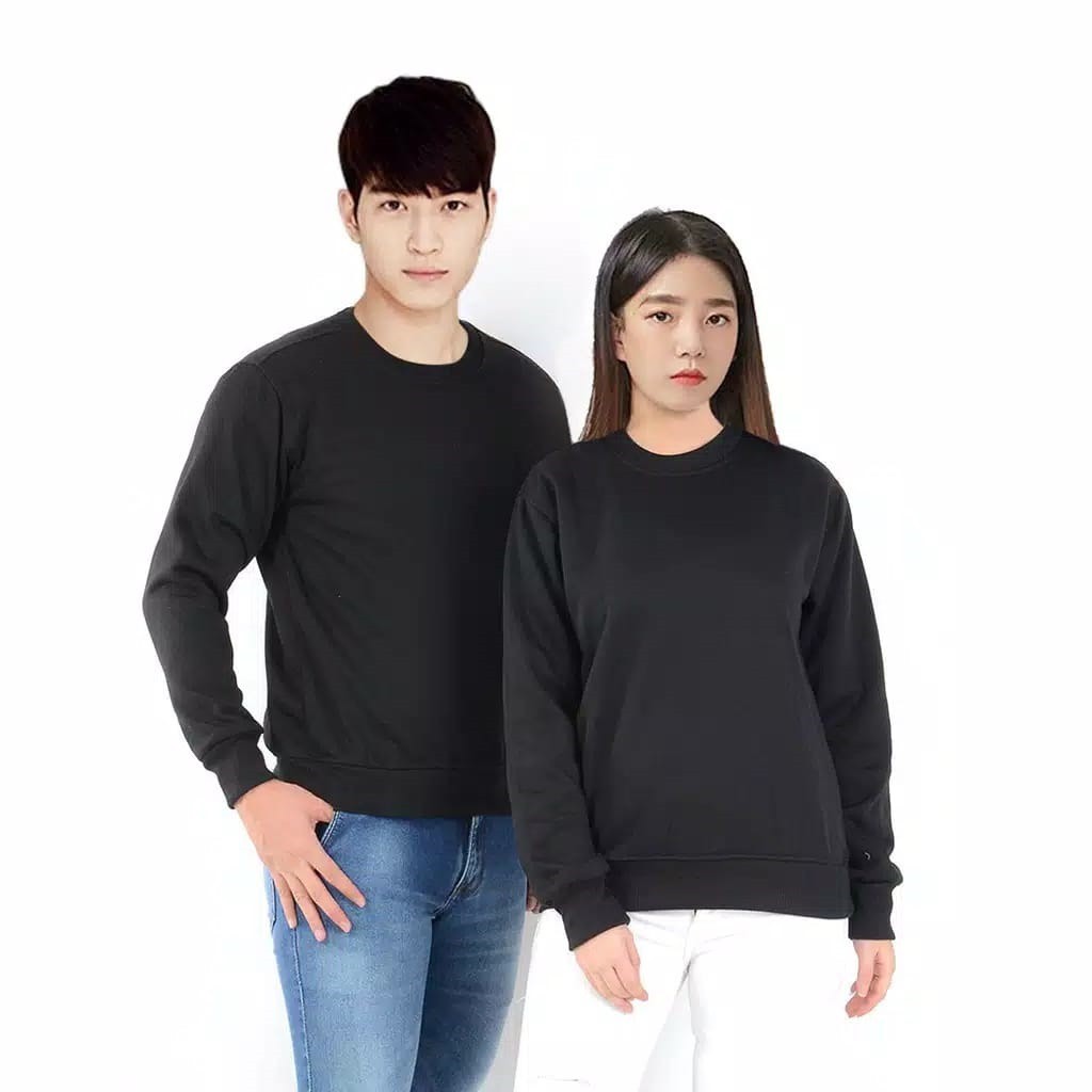 SWEATER BASIC PRIA DAN WANITA || SWEATER BASIC POLOS UNISEX MS0015