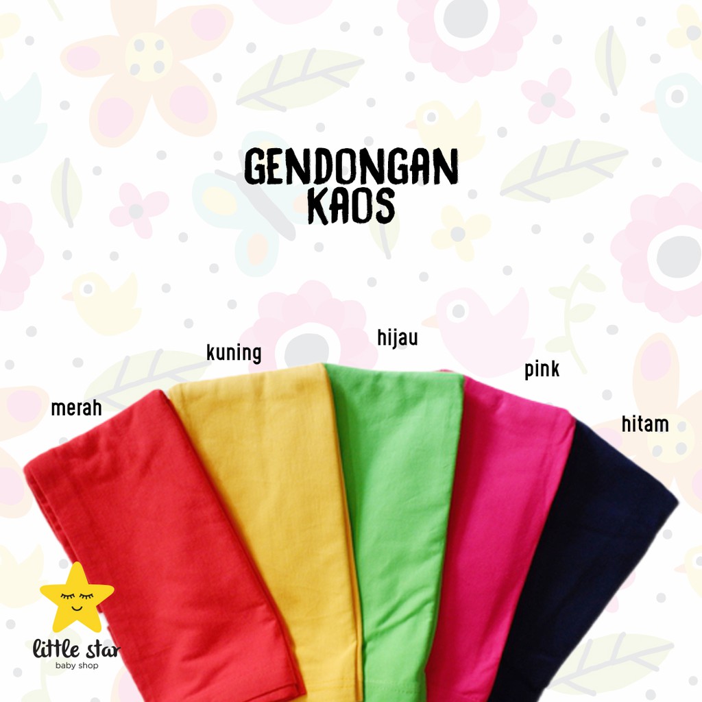 Y Lin Gendongan Kaos Anak Bayi Warna Polos | Geos | Gendongan Bayi Samping | Gendongan Samping