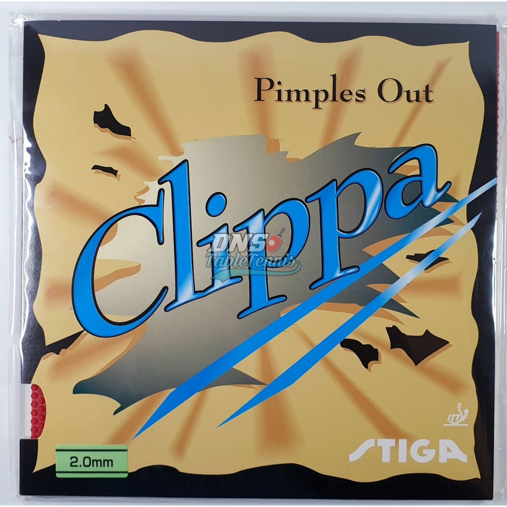 Stiga Clippa 2.0mm - Rubber Karet Bintik Serang Bet Tenis Meja