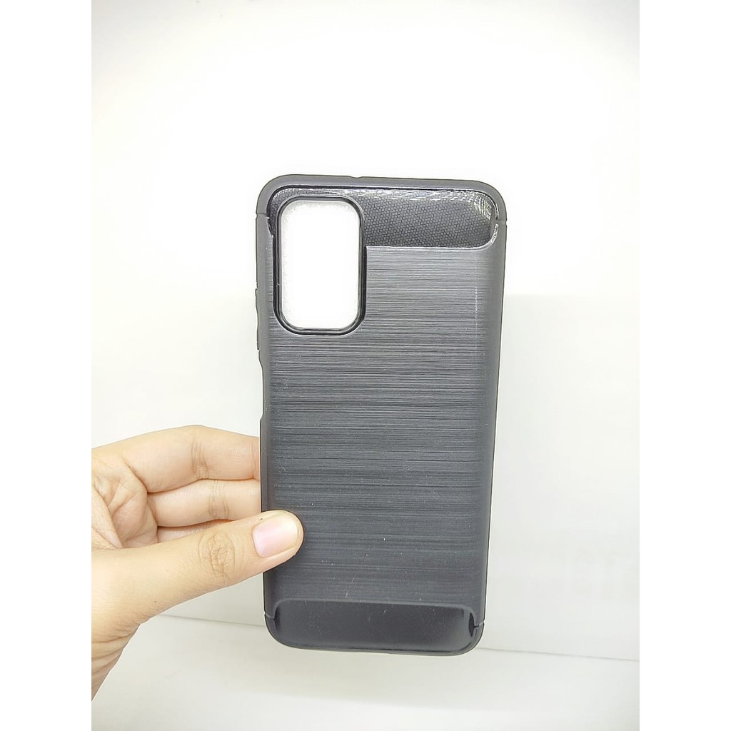 Case Slim Fit Carbon Xiaomi Redmi 9T 6.53 inchi Softshell Fiber Multi Carbon Anti Melar