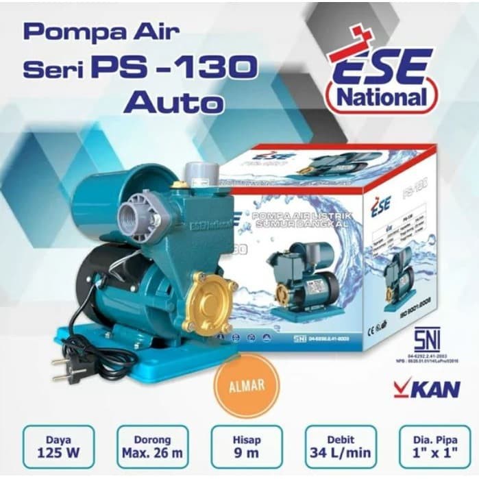 Pompa Air Auto PS-130 ESE NATIONAL - Pompa Air Otomatis