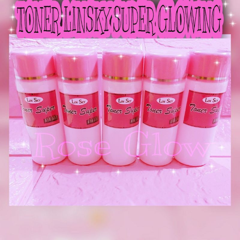 LINSKY TONER SUPER ORIGINAL ROSE GLOW (TERBARU ORIGINAL)